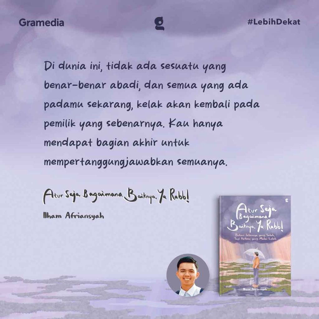 Pre Order Buku ATUR SAJA BAGAIMANA BAIKNYA, YA RABB