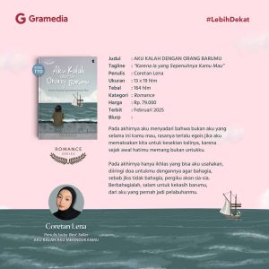 Valentine di Gramedia Buah Batu Launching Buku AKU KALAH DENGAN ORANG BARUMU - Coretan Lena