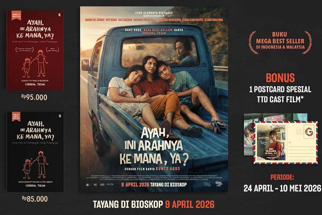 Dapatkan Diskon 10% Buku "AYAH, INI ARAHNYA KE MANA, YA?" di Gramedia