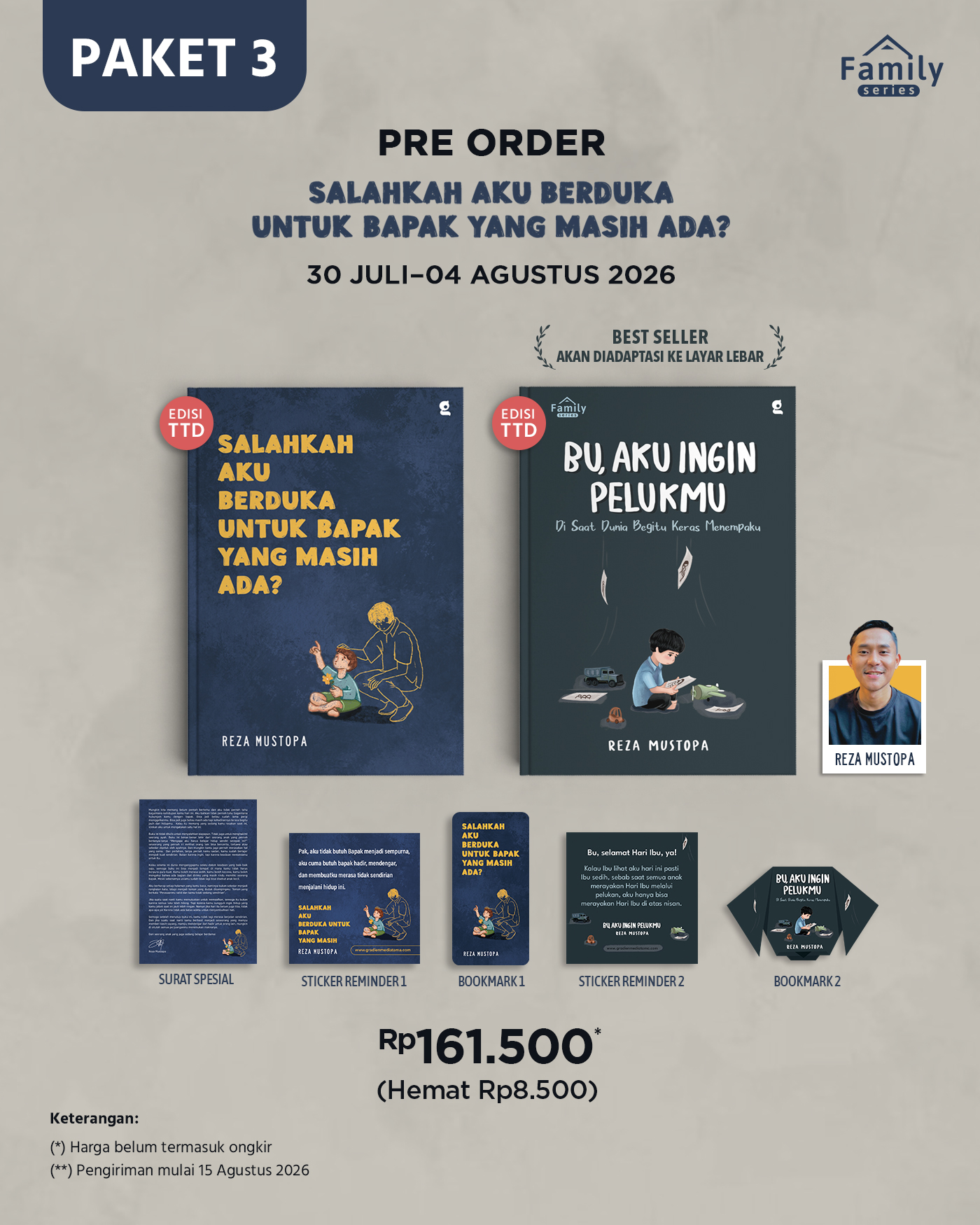 Paket 3 Pre Order — Bundling Kedua Buku
