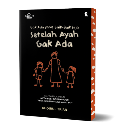 Mockup buku Setelah Ayah Gak Ada karya Khoirul Trian, tampak 3D