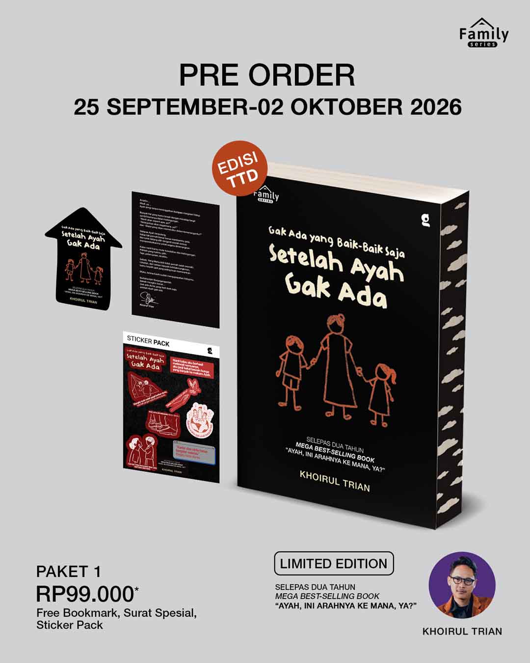 Paket 1 Pre-Order Setelah Ayah Gak Ada